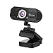 720P HD Webcam, EIVOTOR USB Mini Computer Camera with Built-in Microphone for Laptops and Desktop,Black