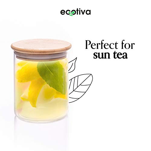 Protein Powder Container Food Containers with Lids Airtight Glass