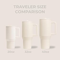 HydroJug Traveler - 40 oz Water Bottle with Handle