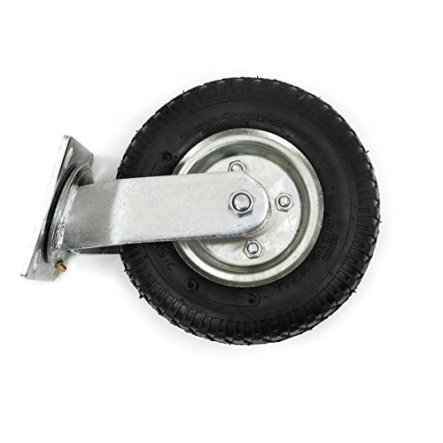 4Pcs 8" Pneumatic Air Tire Wheel 2 Rigid + 2 Swivel HD Farm Cart Caster Large--Generic Aftermarket Part
