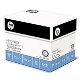 Office Ultra-White Paper, 92 Bright, 20lb, 8-1/2 x 11, 500/Ream, 5/Carton, Sold as 2500 Sheet