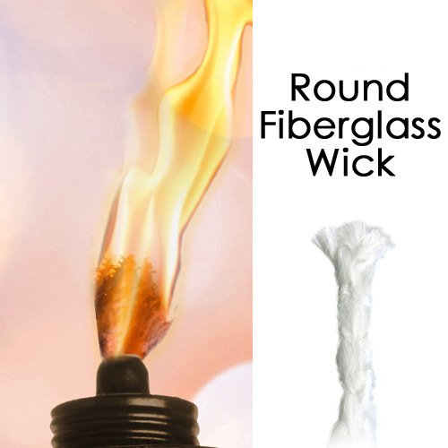 Dan's Daughters' Containers 1/4" x 5' Wick It Up with US 1/4" Round Fiberglass Wick 5' Kerosene Oil Lamps Lanterns Torch Wine Bottle Candle Mood Lighting (14)(1 4) Emergency Lighting - Thumbnail 3