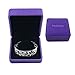 KACON Sterling Silver Bangle Bracelet, Fashion Simple Open Bangles Cuff bracelets for Women