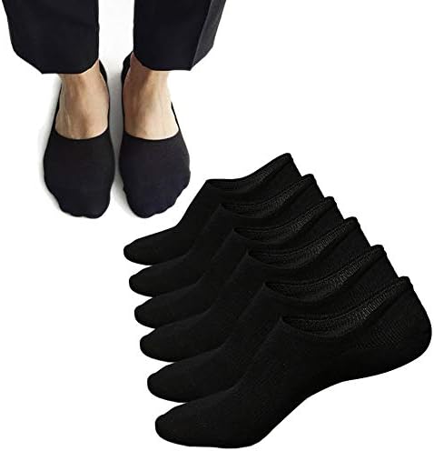 No Show Socks Men Casual Cotton Thin Low Cut Flat Boat Liners Sneakers Loafers Invisible Sock Non Slip