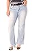 ANGELS Plus Size Belted Bootcut Jeans