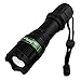 Kizad Super Bright Flashlight Zoomable XML T6 Light Torch,Outdoor Tactical Flashlight Waterproof, Great for Hunting,Cycling,Climbing,Camping and Out door Activities,Black
