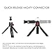 Ztylus Journalist MK II Mini Tripod Smartphone Stabilizer Rig, Hand Grip, Table Tripod, Rotatable Ball Head, Adjustable Leg, for DSLR Mirrorless Camera, Smartphone, Action Camera