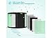 PARTU Air Purifier HEPA Filter with Activated Carbon Air Cleaner for Home and Office, Removes 99.97% Allergies, Smoke, Dust, Pollen, Pet Dander, Odor, Germs, Mold, No Ozone (Available for California)