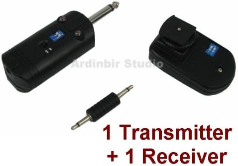 Wireless Radio Remote Flash Trigger 1 Transmitter + 1 Receiver for Alien bees, Balcar, White Lightning, Elinchrom, Bowens, Photogenic, Hensel, Broncolor, Norman Studio Strobe Flash Light