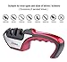 Acroma Kitchen Knife Sharpener Scissor Sharpener 3-Stage Knife& Scissor Sharpening Tool Helps Repair and Polish Blades