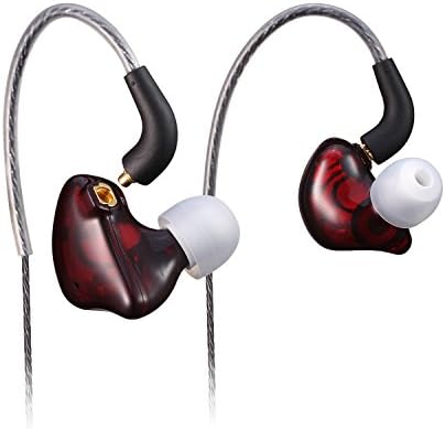 BASN Sport Headphones with Deep Bass and Interchangeable Cable Durable Earphones