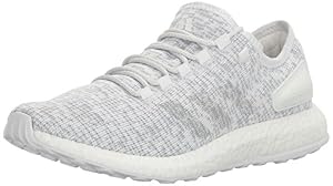 Image of adidas Men's Pureboost Running Shoe, Clear Grey/White, 8.5 M US