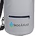 Skog Å Kust DrySak - Roll Top Waterproof Bag for Travel & Outdoors - 20L Grey
