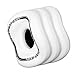 Shark Wheel Sidewinder 70mm 78A All-Terrain Skateboard/Longboard Wheels, White