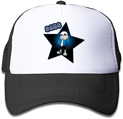 VanEric Undertale Sans Kids Adjustable Mesh Back Trucker Hat