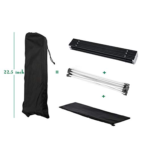 Portable Camping Table,Aluminum Folding Table Ultralight Camp Table