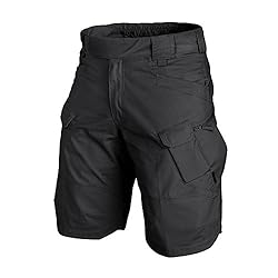 Helikon-Tex Men UTK Shorts Black Polycotton Ripstop