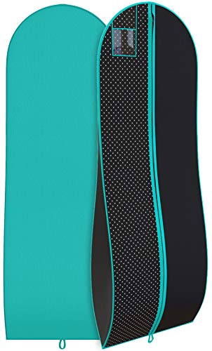Long Dress Garment Bag -Formal Gowns, Prom, Wedding Dresses - 72x24" -10" Gusset