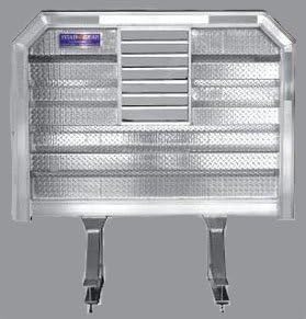 68x70 Aluminum Headache Rack w/ Jail Bar Window