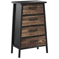 4D Concepts Urban DRAWER, Black/Grey/Natural distressed wood