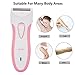 Aiyab Women's Electric Shaver 3 in 1 Rechargeable Ladies Hair Removal for Legs,Arm,Bikini line-Pink
