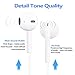Earphones, Headphones with Microphone Earbuds Stereo Headphones and Noise Isolating Headset Compatible with iPhone Xs Max/XS/XR/iPhone 7/7 Plus iPhone 8/8Plus/X 10 iPad Earphones, Support All System