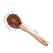 GOHIDE Clearing Brush by Natural Coconut Plant Fiber Beechwood Antislip Handle