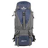 TETON Sports Hiker 3700 Ultralight Internal Frame Backpack - Not Your Basic Backpack; High-Performance Backpack for Hiking, Camping, Travel, and Outdoor Activities; Sewn-in Rain Cover; Navy