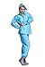 Aircee Outdoor Use Rain Coats with Pants Waterproof Durable Rain Suits Jackets Reusable Trousers for Men Women Blue