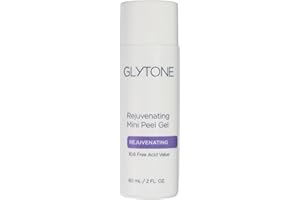 Glytone Rejuvenating Mini Peel Gel - With 10.8% Glycolic Acid - Face Mask Resurfaces and Retexturizes for Glowing Skin - Fragrance-Free - 2 fl. oz.