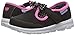 Skechers Kids Go Walk Bitty Bow Sneaker (Toddler/Little Kid), Black/Hot Pink, 12 M US Little Kid