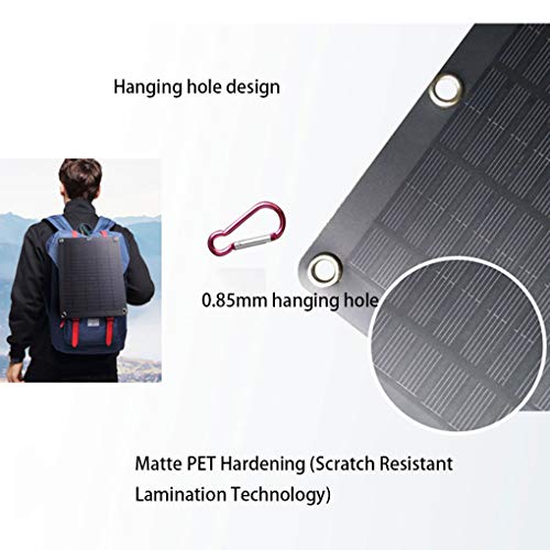 image for Wrea 5W 5V 1A Solar Panel Mobile Phone Power Bank Outdoor Charge Table