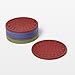 OXO Good Grips Coasters, Red, Purple, Green and Blue, Set of 8