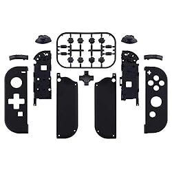 eXtremeRate Soft Touch Black Joycon Handheld