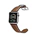 Kartice for Apple Watch Band,Luxury Genuine Leather Watch Band Strap Bracelet Replacement Wrist Band With Adapter Clasp for iWahtch Apple Watch & Sport & Edition--Brown 38mm