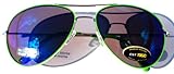 Aviator Classic Sunglasses Black Silver Bronze Gold Blue Green Yellow White...