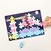 PLUS PLUS - BIG - BIG Picture Puzzles, Pastel Color Mix - Construction Building Stem Toy, Interlocking Large Puzzle Blocks for Toddlers and Preschool
