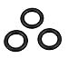 Uxcell a16031600ux1298 Rubber Universal O-Ring Seal Washers Grommets 10mm x 2mm Black Rubber (Pack of 200)