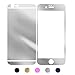 Gravydeals for iPhone 6 Plus / 6S Plus Protector Film,Mirror Effect Anti Scratches, Silver Premium Front+Back Tempered Glass Screen Anti-Stains Protector Film Decal Sticker