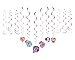 American Greetings My Little Pony Swirl Decorations, 12-Count