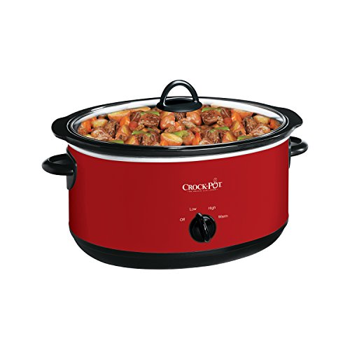 Crockpot Express Crock Slow Cooker, 8 quart, Red Pricepulse