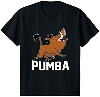 Kids Funny Pumba T-Shirt 10 Black