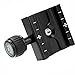Fotasy 50mm Arca Swiss Type Clamp, Arca QR Clamp, 50 mm Arca Clamp, Arca Swiss Clamp, Quick Release Plate Clamp, QR Clamp, Arca Tripod Mount Adapter, for Tripod Head Monohead, with 50mm Arca Plate, Cl50_PU50, Black