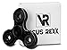 Vicus Rexx Fidget Hand Spinner Toy EDC: For A Fun Anxiety Relief, Our Tri Spinner helps with ADHD, Ultra Durable With Special Grip Caps, Non-3d Printed- Smooth Satisfying Spin (Black)