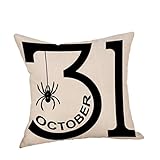 GBSELL Pillow Cover Letter Throw Pillow Case Cafe Home Party Christmas Halloween Decor Cushion (F)