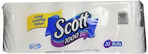 SCOTTISSUE TOILET PAPER STRONG 20 ROLLS