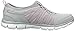 Skechers Sport Women's Gratis Enticing Fashion Sneaker, Gray/Neon Pink, 7.5 M US