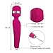 FengLan Vibrator Wireless Power Wand Massager 7 Frequency Rechargeable Waterproof Silent Medical-Grade Silicone Pulsating Patterns (Pink)