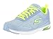 Skechers Sport Women's Air Infinity Fashion Sneaker,Light Blue/Yellow,7.5 M US