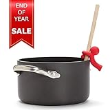 Monkey Business Spoon Saver - Hug Doug Silicone Spoon Saver And Rest, Adjustable To Most Kitchen Cooking Utensils, Red